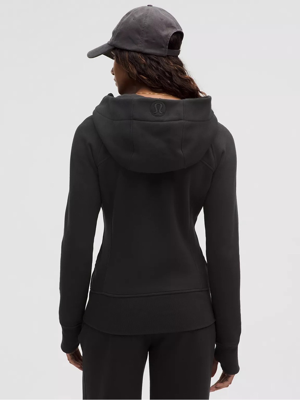lululemon athletica scuba full zip Black Hooded Women's jacket 4